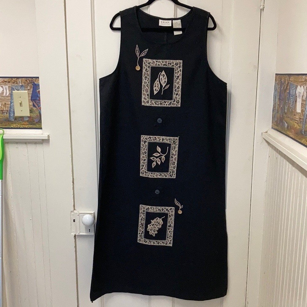 Vintage, Erika collection, linen sheath dress XL